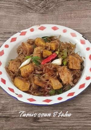 Foto resep Tumis soun & tahu