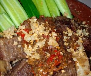 Praktis, Memasak Iga penyet sambal terasi Enak Sederhana