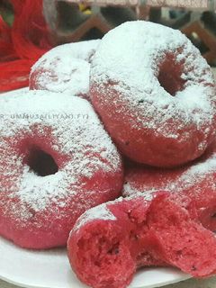Foto resep Donat Buah Naga
