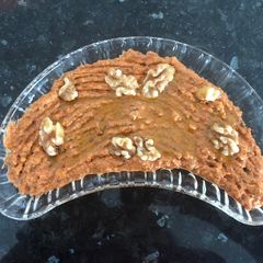 A picture of Muhammara محمره walnut Appetizer.
