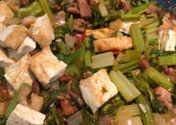 How to Make Tasty Chinese celery w Tofu