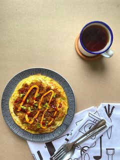 Foto resep Pizza Sayuran ala Okonomiyaki