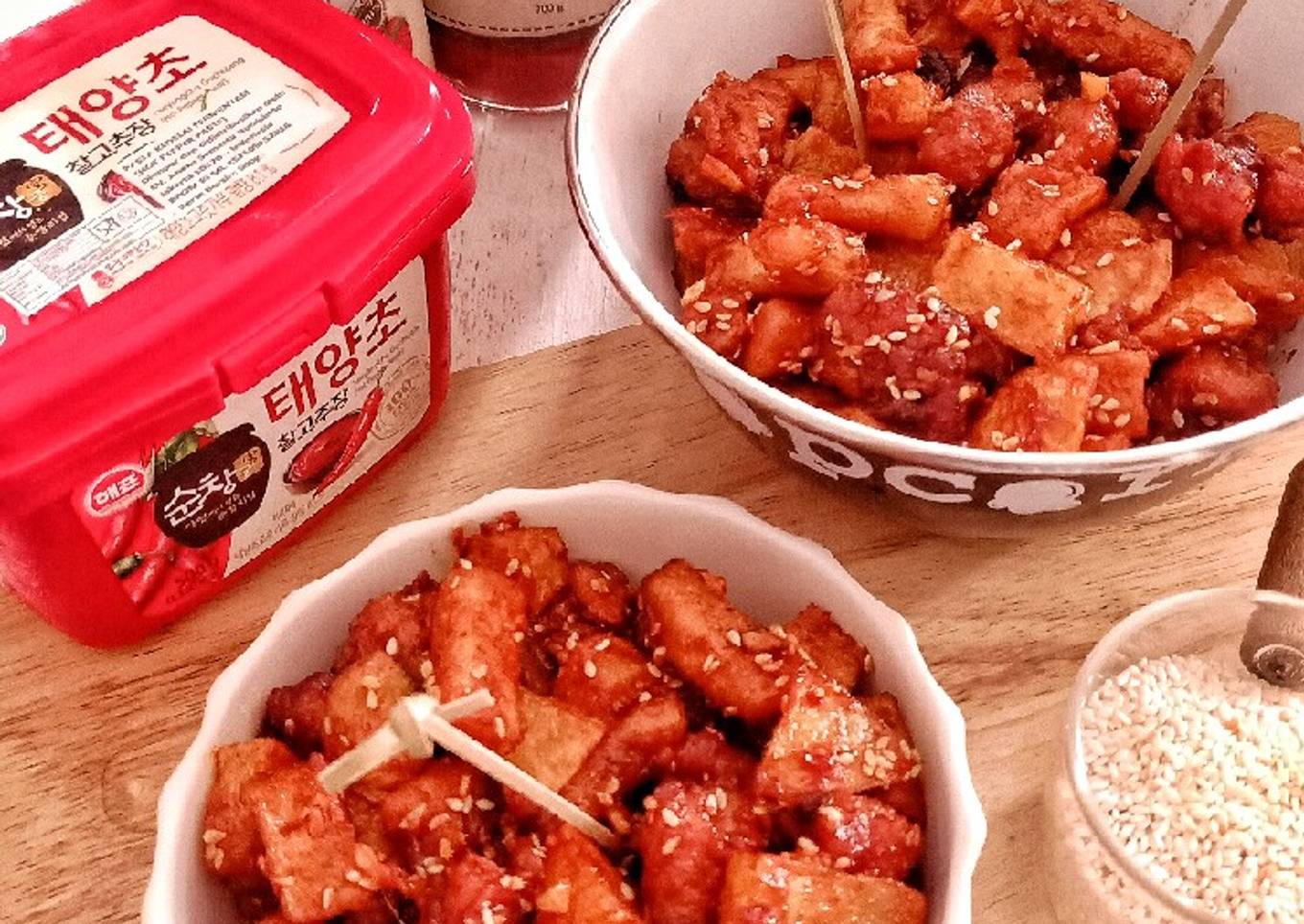 Korean Street Food Fried Chicken Snack ala Kkuldak