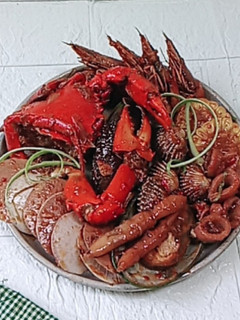 Foto resep Seafood tumpah asam manis