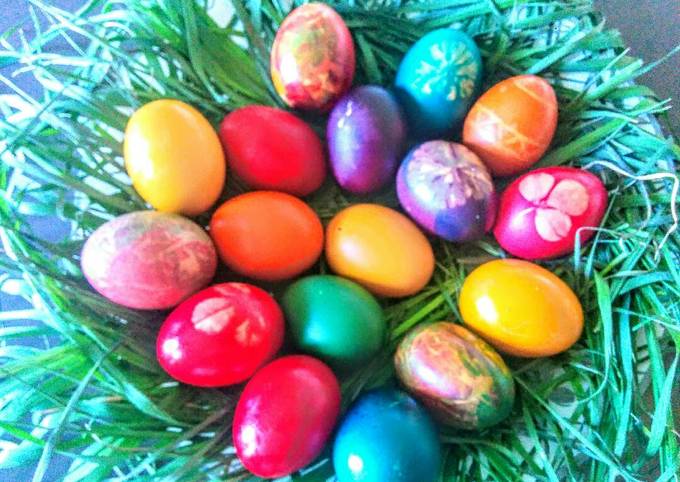 Huevos de Pascua pintados Receta de Yordanka Kovacheva- Cookpad