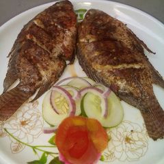 A picture of Pan grilled fish.