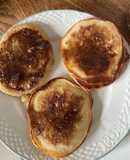 Cinnamon roll pancakes