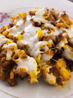 عکسی از دستور ماکارونی پیتزایی 🍝