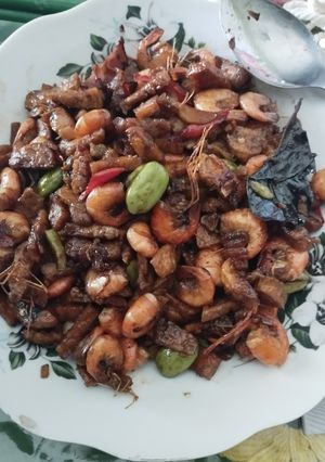 Foto resep Kering Udang Tempe Tahu