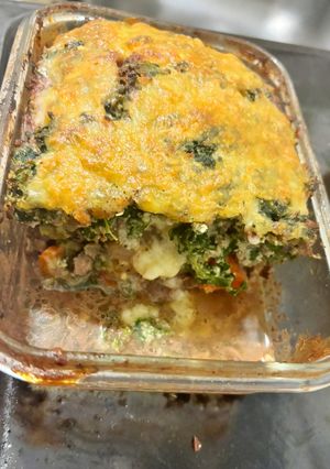 Una foto de Pastel de carne y verduras