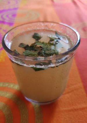 A picture of Masala lemon mojito.