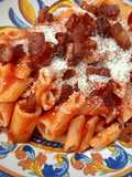 Amatriciana "Light" con guanciale croccante