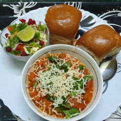A picture of Cheese Pav Bhaji.