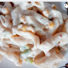 White sauce pasta A picture of White sauce pasta.