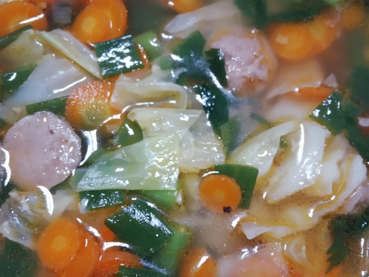 Langkah Mudah untuk Menyiapkan Resep Sayur Sop Baso Ayam Sapi Kombinasi yang  Bikin Ketagihan Anti Ribet, Bikin Ngiler