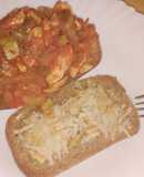 Pollo a la mexicana, saludable