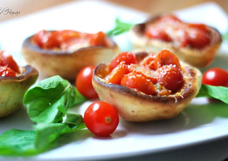 Recipe of Homemade Parmesan Bread Bowls with Roasted Cherry Tomatoes