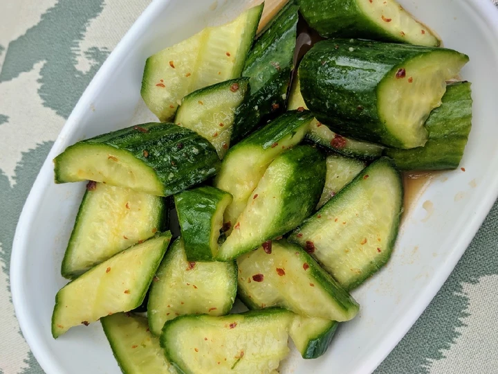Easy Steps to Make Recipe Spicy Asian Cucumber Salad that is Awesome, Perfect}