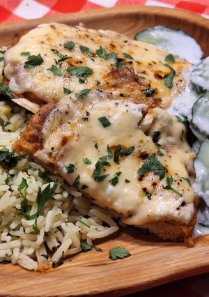 Sajtos - tejfölös szelet recept fotója