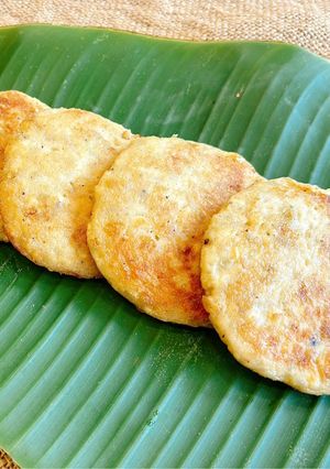 Hình của món Chả cốm chay.