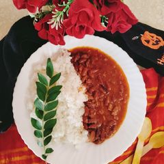 A picture of Rajma masala 😋😋(kidney beans).