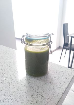 Una foto de Vinagreta de cilantro