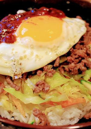 A picture of Quick & Easy Bibim Bap (Korean).