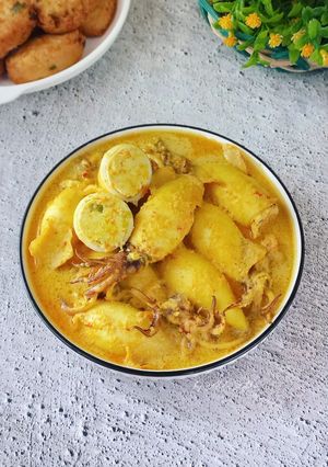 Foto resep Gulai Cumi Bunting (Isi Tahu)
