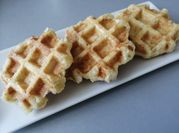 Une photo de gaufre de liège