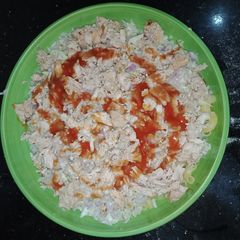 White chicken macaroni A picture of White chicken macaroni.