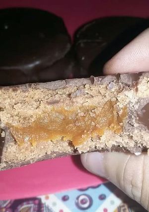 Una foto de Alfajores de chocolate