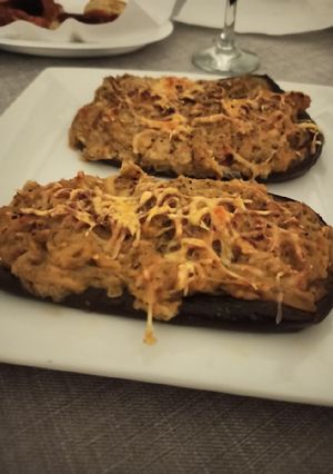 Una foto de Berenjenas rellenas de atún Mambo