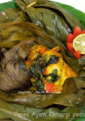 Foto resep Pepes ayam kemangi pedas