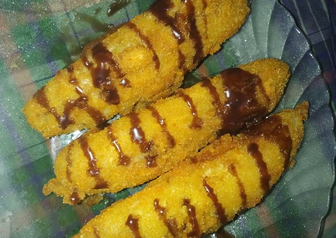 Bagaimana Membuat 03 - Pisang goreng crispy mudah, Menggugah Selera