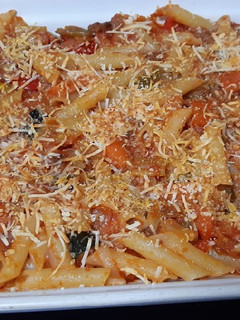 Una foto de Macarrones con verduras (aprovechamiento)