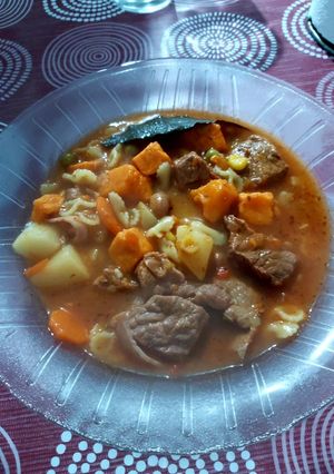 Una foto de Ensopado de porotos