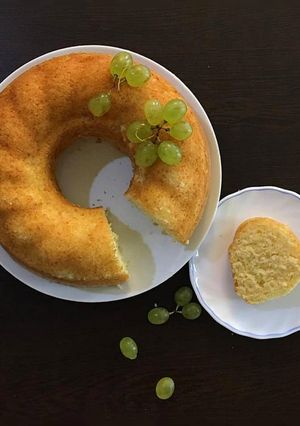 عکسی از دستور کیک ماست😍