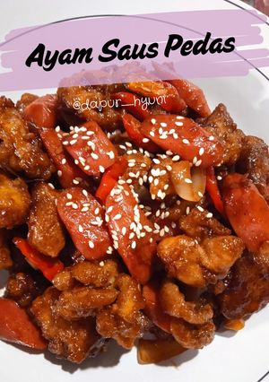 Foto resep Ayam Saus Pedas