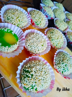 Foto resep Mochi Pandan Lembut Isi Nangka