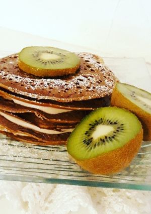 Une photo de ☆Pancakes Chocolat☆
