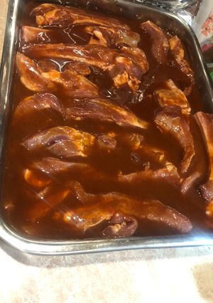 Una foto de Costillas a la BBQ
