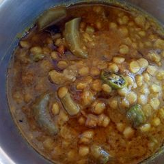 A picture of Chana Daal Lauki.