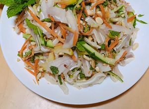 Hình của món Nộm Tai Heo Củ Quả.