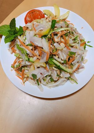 Hình của món Nộm Tai Heo Củ Quả.