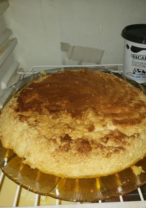Una foto de Flan
