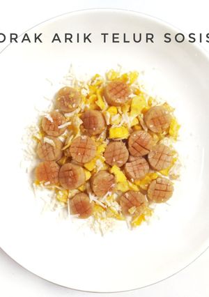 Foto resep Orak Arik Telur Sosis