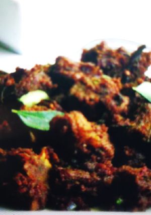 A picture of Chettinad Mutton Sukka.