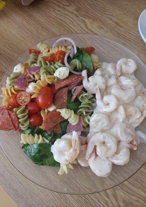 A picture of Pasta Primavera.