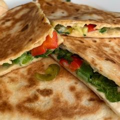 A picture of Veggie Quesadillas.