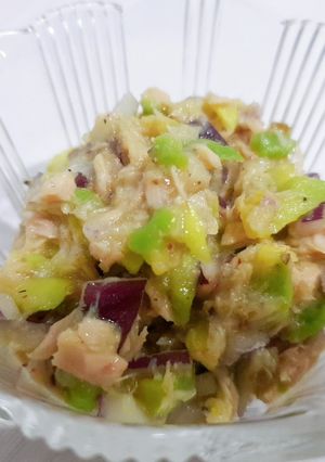 酪梨鮪魚沙拉 的食譜成品照片